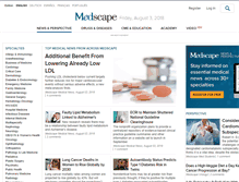 Tablet Screenshot of medscape.com