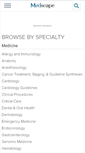 Mobile Screenshot of emedicine.medscape.com